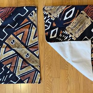 African Mudcloth design pillow covers